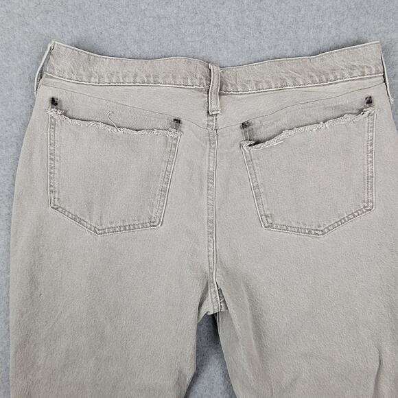 Madewell Jeans Women Size 32x26 The Perfect Vintage Gray Back Pockets Distressed - Picture 5 of 14